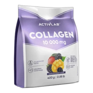 Activlab HYDROLIZOWANY KOLAGEN TYPU II + WAPŃ D3 C Stawy 400g Mango-jeżyna — zdjęcie 1