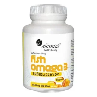 Aliness FISH OMEGA 3 Trójglicerydy EPA DHA 60 kaps SERCE WZROK Odporność — zdjęcie 1