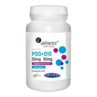 Aliness PQQ 20 mg + KOENZYM Q10 50 mg SERCE MÓZG ENERGIA PAMIĘĆ - 60 KAPS — zdjęcie 1