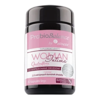 ALINESS ProbioBalance WOMAN INTIMA QUATREFLORA Probiotyk DLA KOBIET 30 kaps — zdjęcie 1