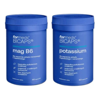 FORMEDS BICAPS MAG B6 + POTASSIUM Cytrynian MAGNEZ POTAS Ciśnienie krwi — zdjęcie 1