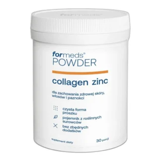 Formeds F-COLLAGEN ZINC KOLAGEN CYNK 30porcji proszek SKÓRA WŁOSY PAZNOKCIE — zdjęcie 1