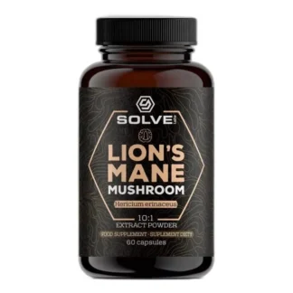 Solve Labs LION'S MANE Soplówka Jeżowata 500 MG 60 kaps Koncentracja STRES — zdjęcie 1