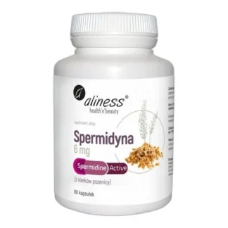 SPERMIDYNA 60 KAPS vege CZYSTA SPERMIDYNA z KIEŁKÓW PSZENICY bez DODATKÓW — zdjęcie 1