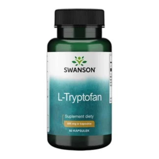 Swanson L-TRYPTOFAN 500 mg 60 kaps NERWY STRES Serotonina ZASYPIANIE SEN — zdjęcie 1