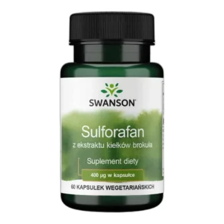 SWANSON SULFORAFAN z KIEŁKÓW BROKUŁA 60 kaps. ANTYOKSYDANT DETOX ODPORNOŚĆ — zdjęcie 1